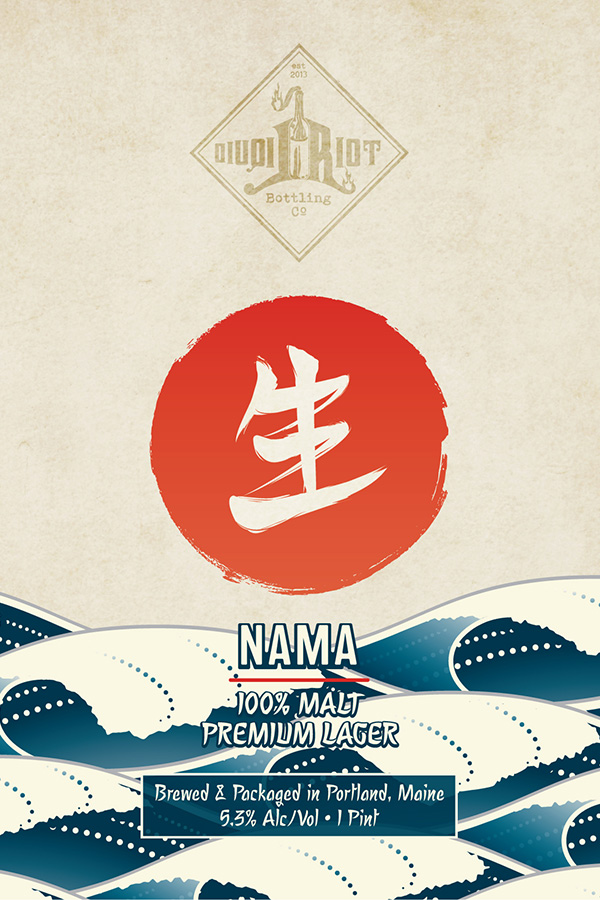 Liquid Riot – Nama – 100% Malt Premium Lager