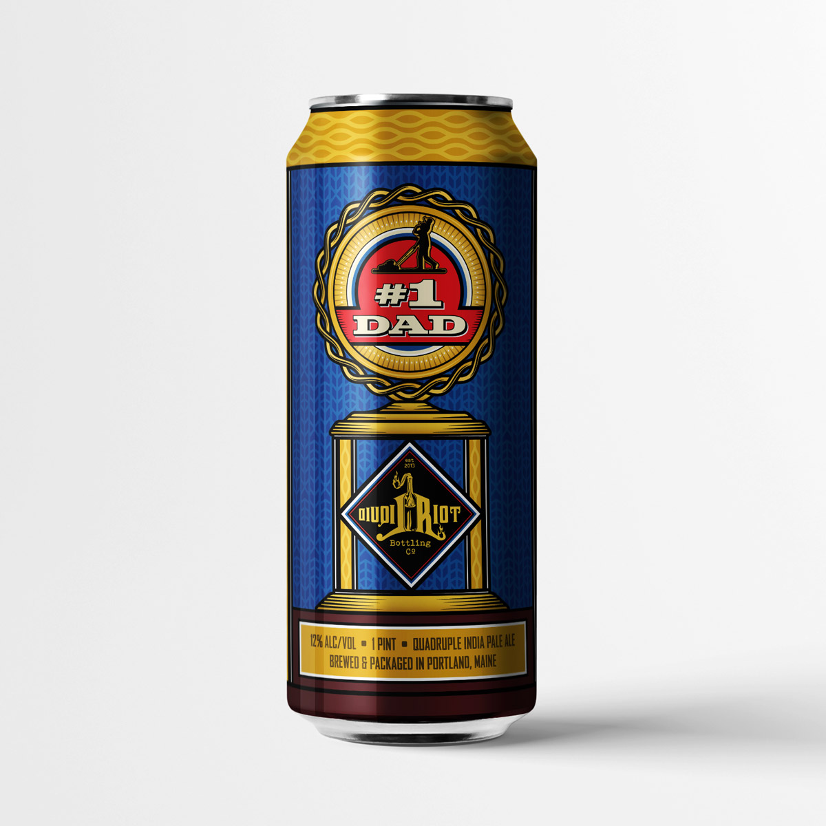 Liquid Riot – #1 Dad – Quadruple IPA