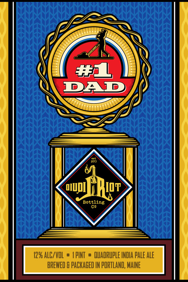 Liquid Riot – #1 Dad – Quadruple IPA